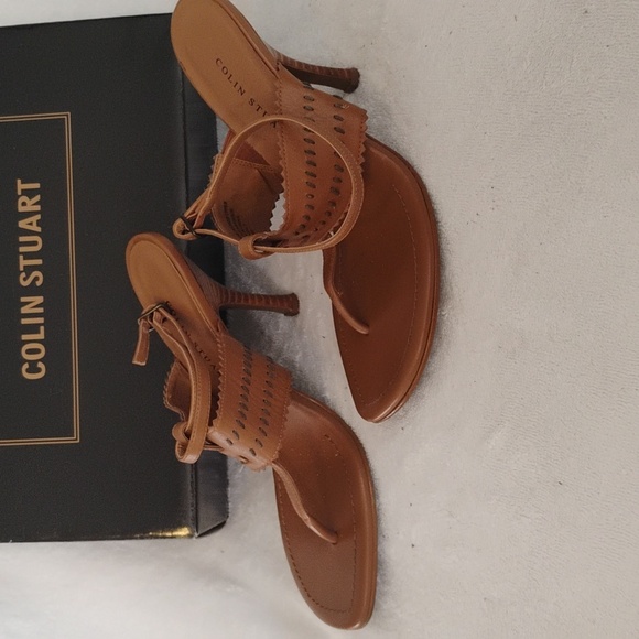 Colin Stewart Heeled Sandals Size 7 - Picture 3 of 9